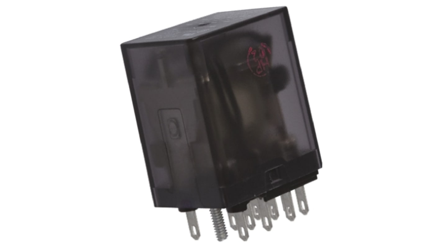 TE Connectivity Plug In Non-Latching Relay, 110V dc Coil, 4PDT