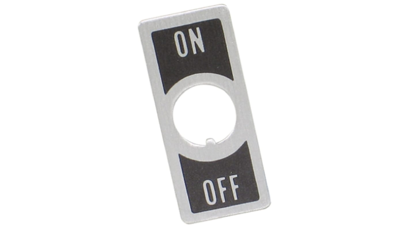 SPA32 TE Connectivity OnOff Legend Plate for use with Toggle