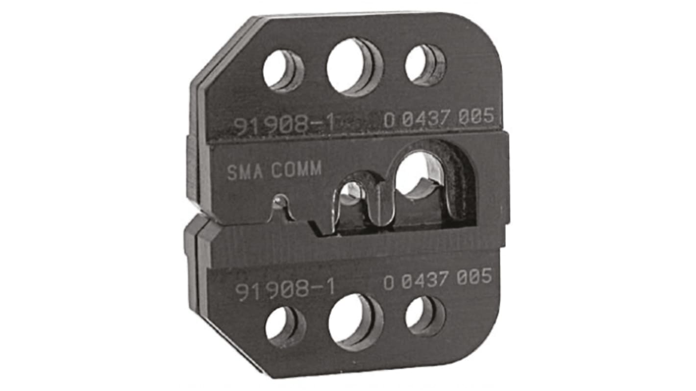 Matriz de crimpado TE Connectivity 91908-1 serie Pro-Crimper III, para SMA, tipo coaxial RG188, RG58