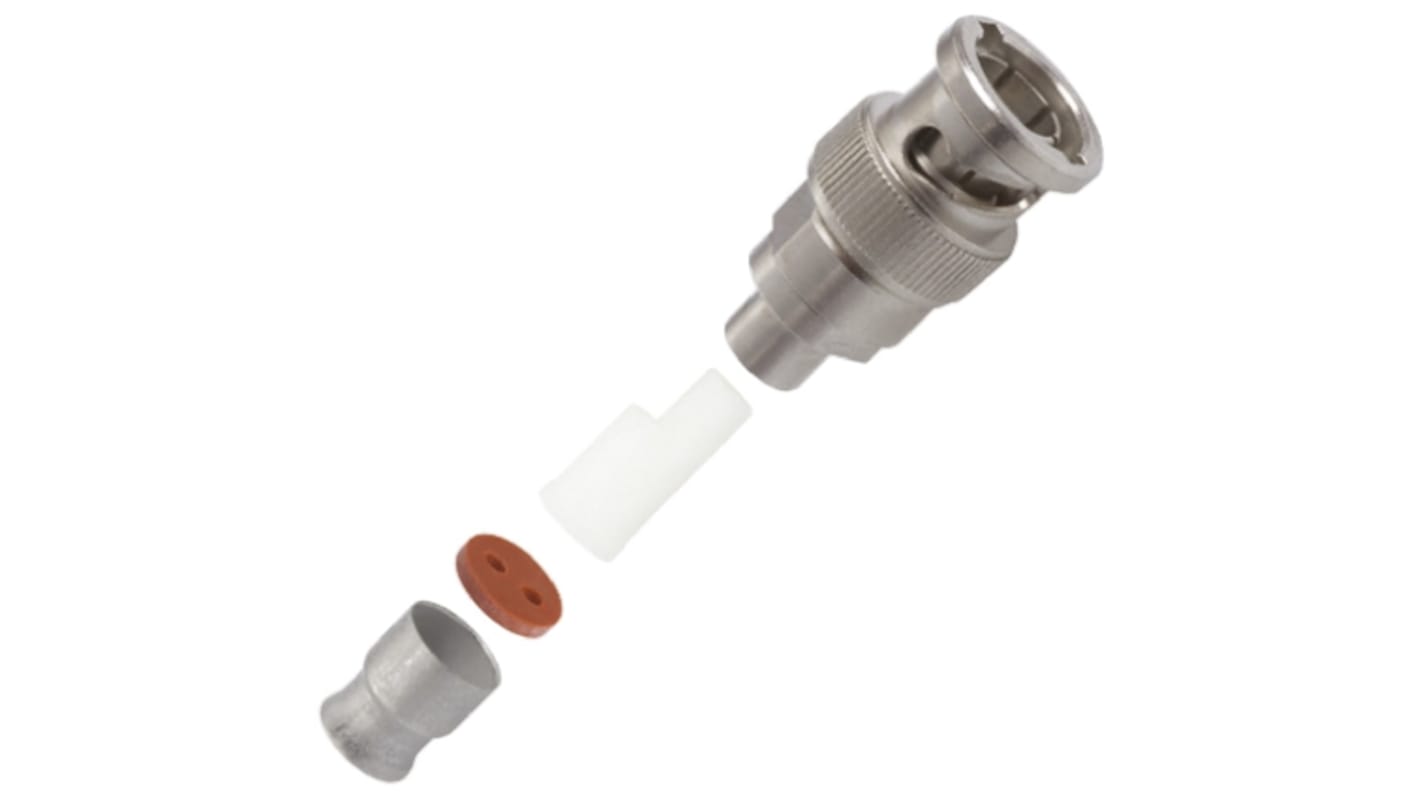 TE Connectivity AMP Stecker Koaxialsteckverbinder Twinax-Steckverbinder, Kabelmontage, Crimp-Anschluss, für RG/U-Kabel,