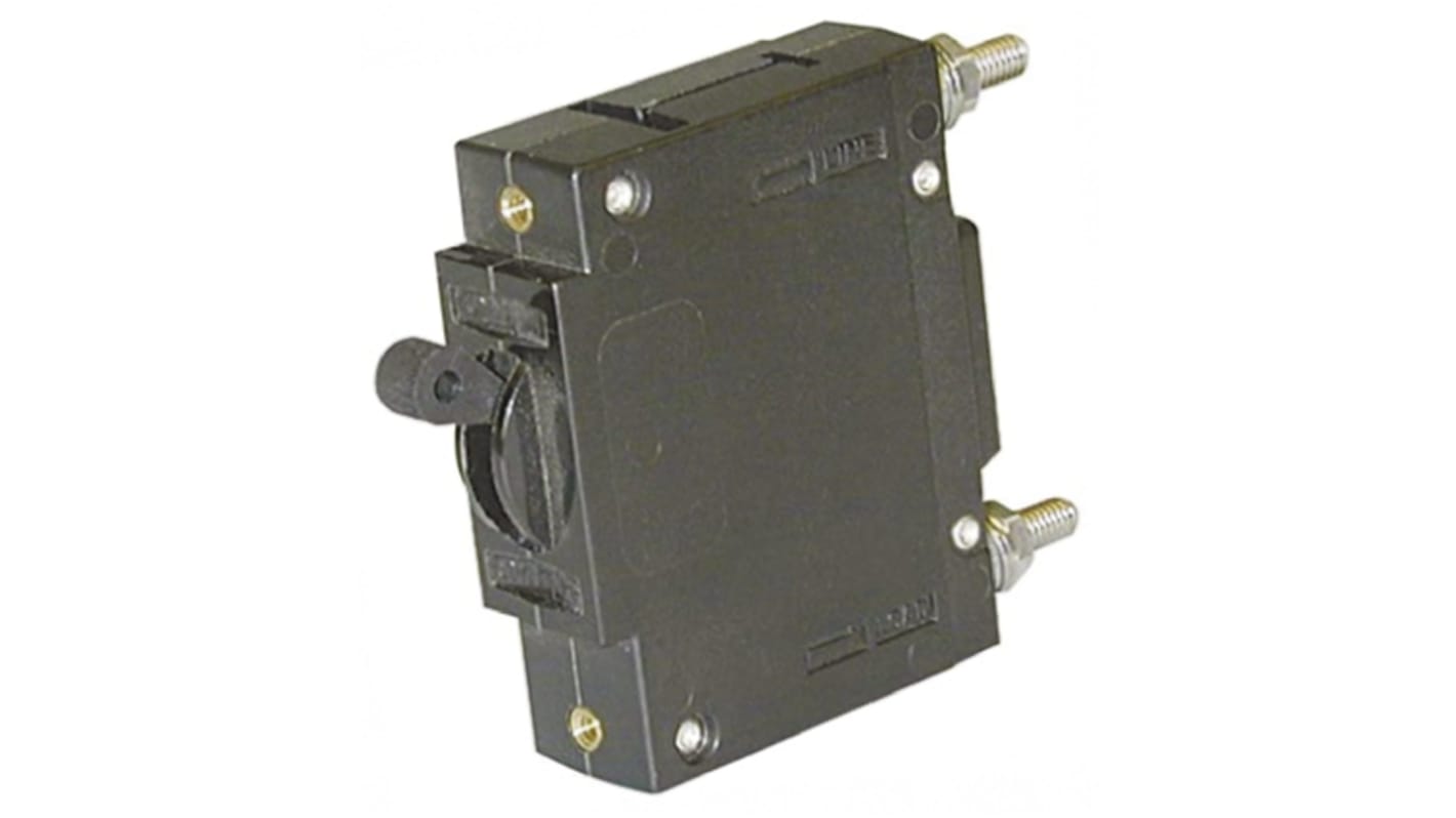 TE Connectivity Thermal Magnetic Circuit Breaker - W91 Single Pole 277V ac Voltage Rating, 15A Current Rating