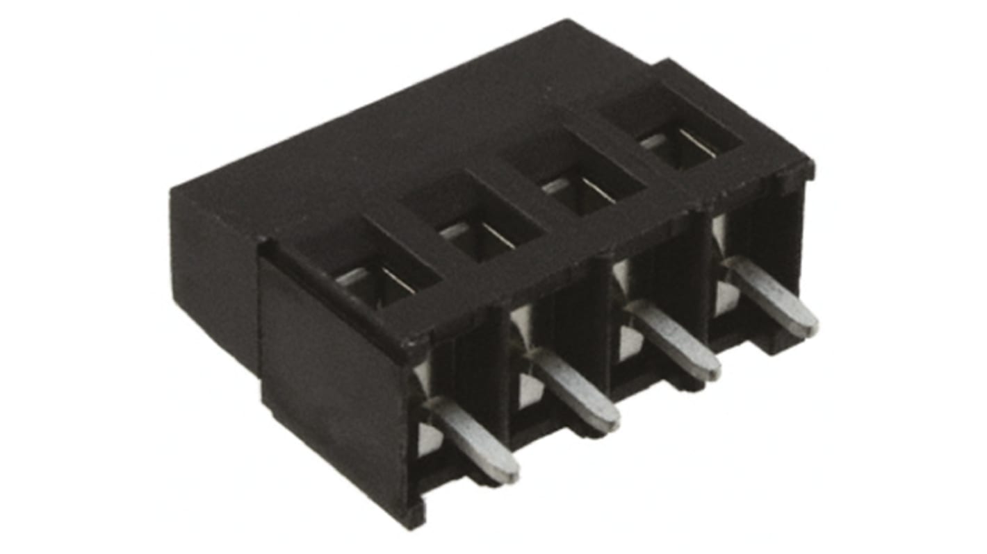 TE Connectivity Buchanan Series PCB Terminal Strip, 4-Contact, 5.08mm Pitch, Screw Termination