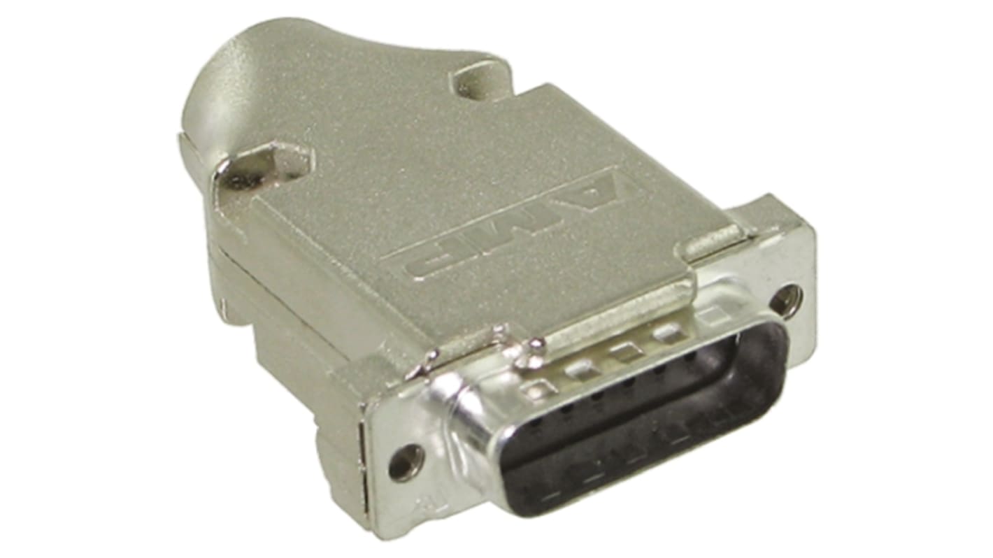 TE Connectivity Amplimite HDP-20 15 Way Cable Mount D-sub Connector