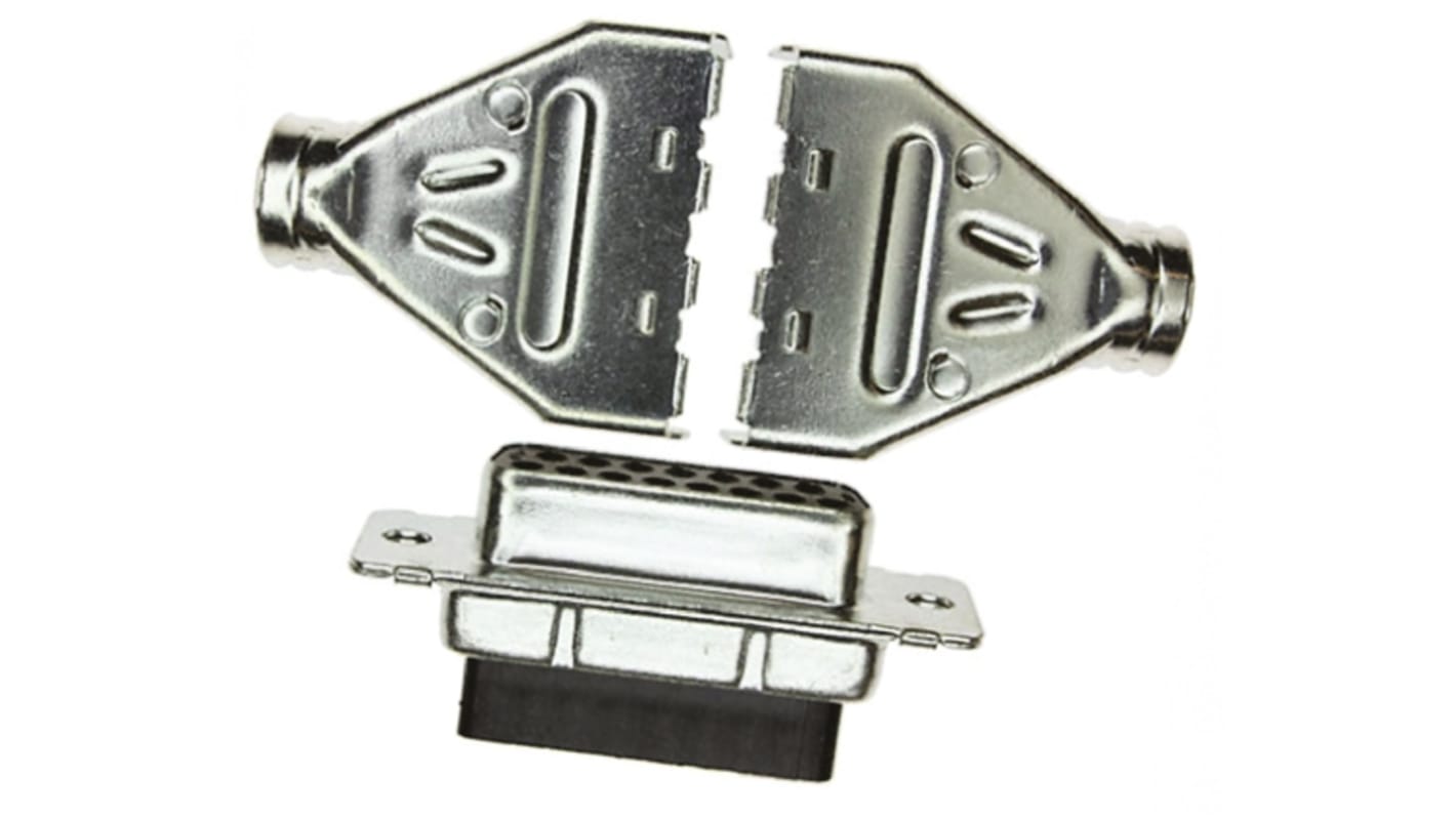 TE Connectivity Amplimite HDP-20 15 Way Cable Mount D-sub Connector