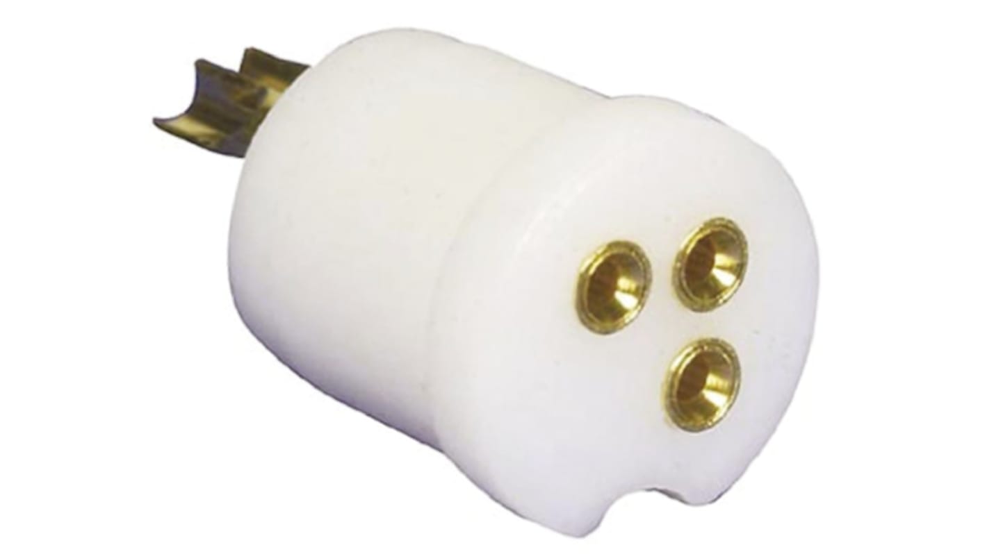 Conector hembra de transistor TE Connectivity 1-1437504-9, 2.54mm, 3 contactos, Hembra