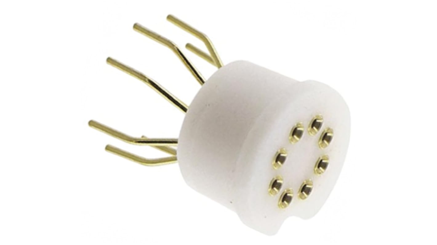 TE Connectivity 5.08mm Pitch 8 Way Transistor Transistor Socket