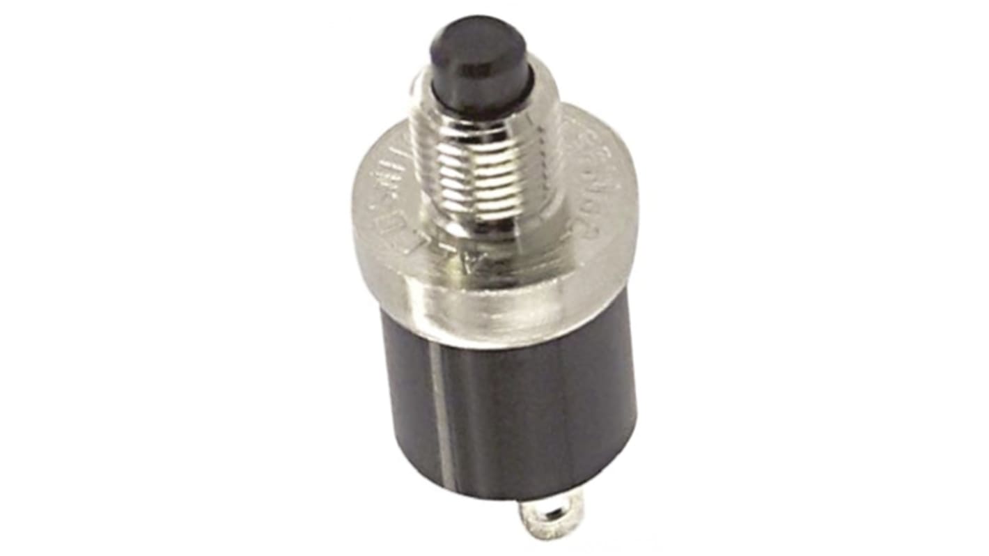 TE Connectivity Miniature Push Button Switch, Momentary, Panel Mount, 6.35mm Cutout, SPST