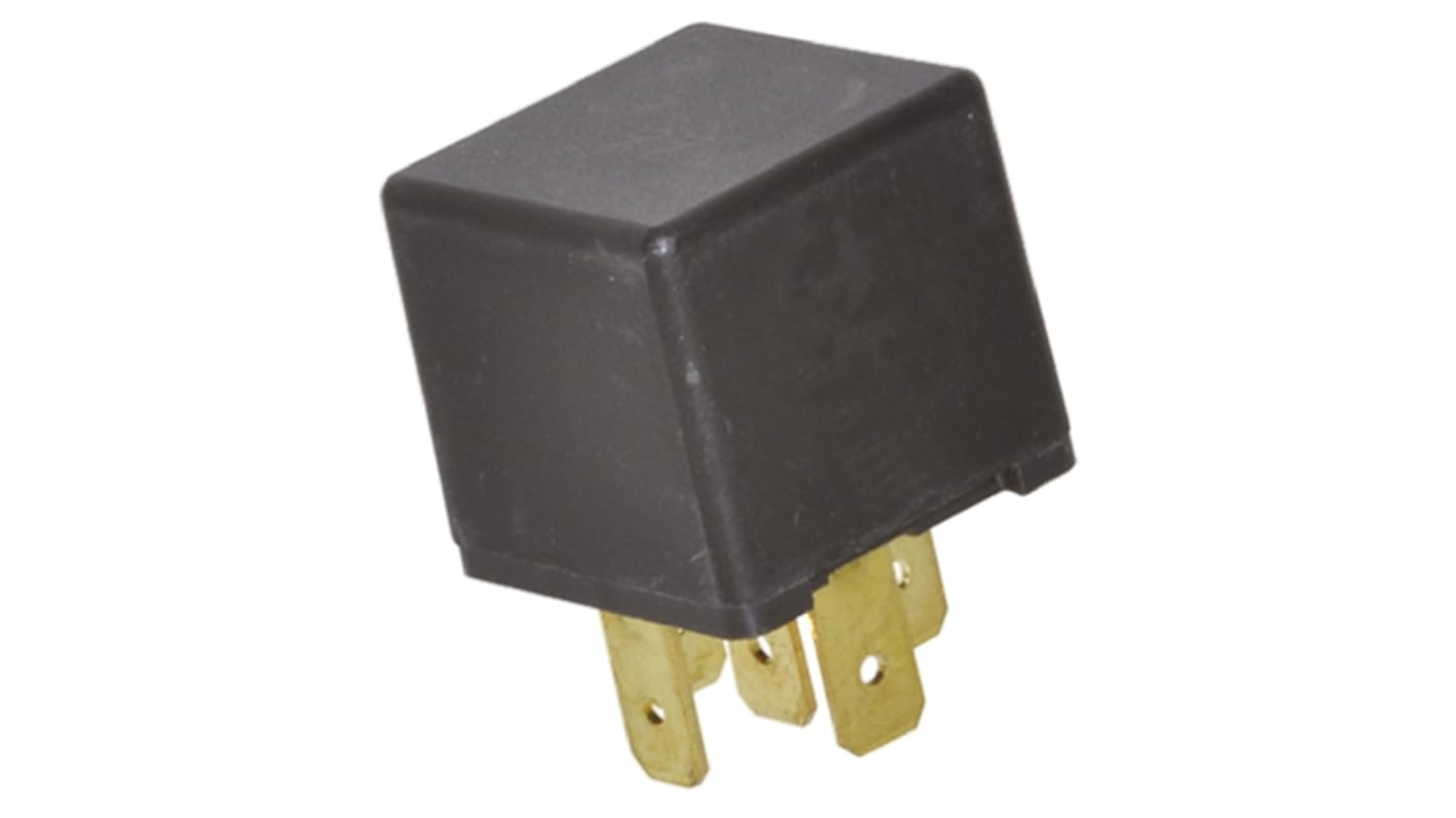 TE Connectivity Plug In Automotive Relay, 24V dc Coil Voltage, 30A Switching Current, SPDT