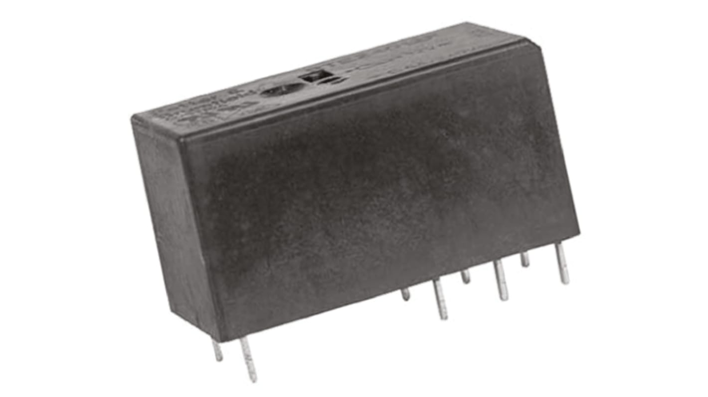 TE Connectivity PCB Mount Power Relay, 24V dc Coil, 8A Switching Current, DPDT