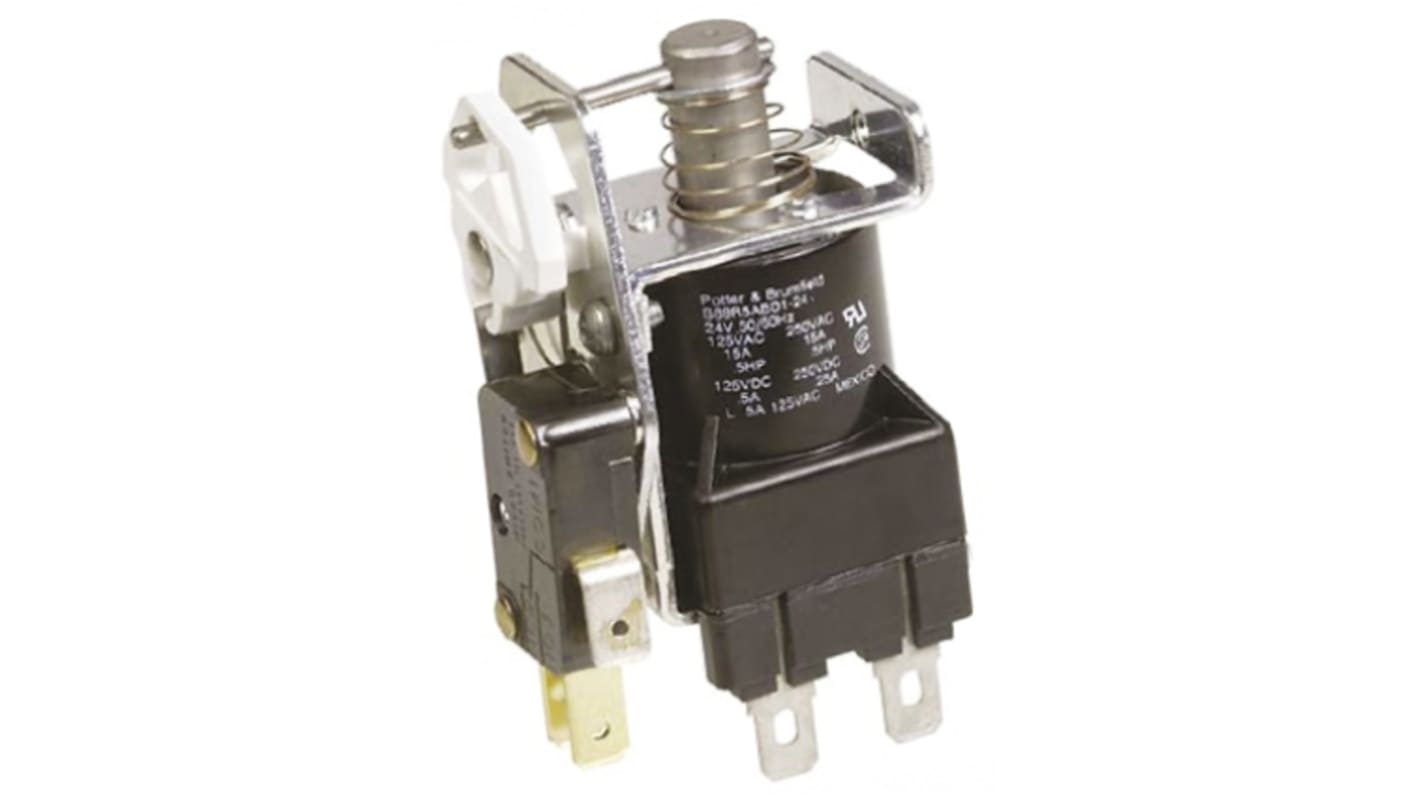 TE Connectivity Plug In Latching Relay, 12V dc Coil, 15A Switching Current, SPDT