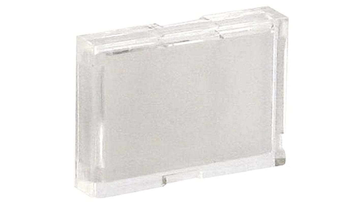 Embellecedor para botón pulsador Blanco Rectangular