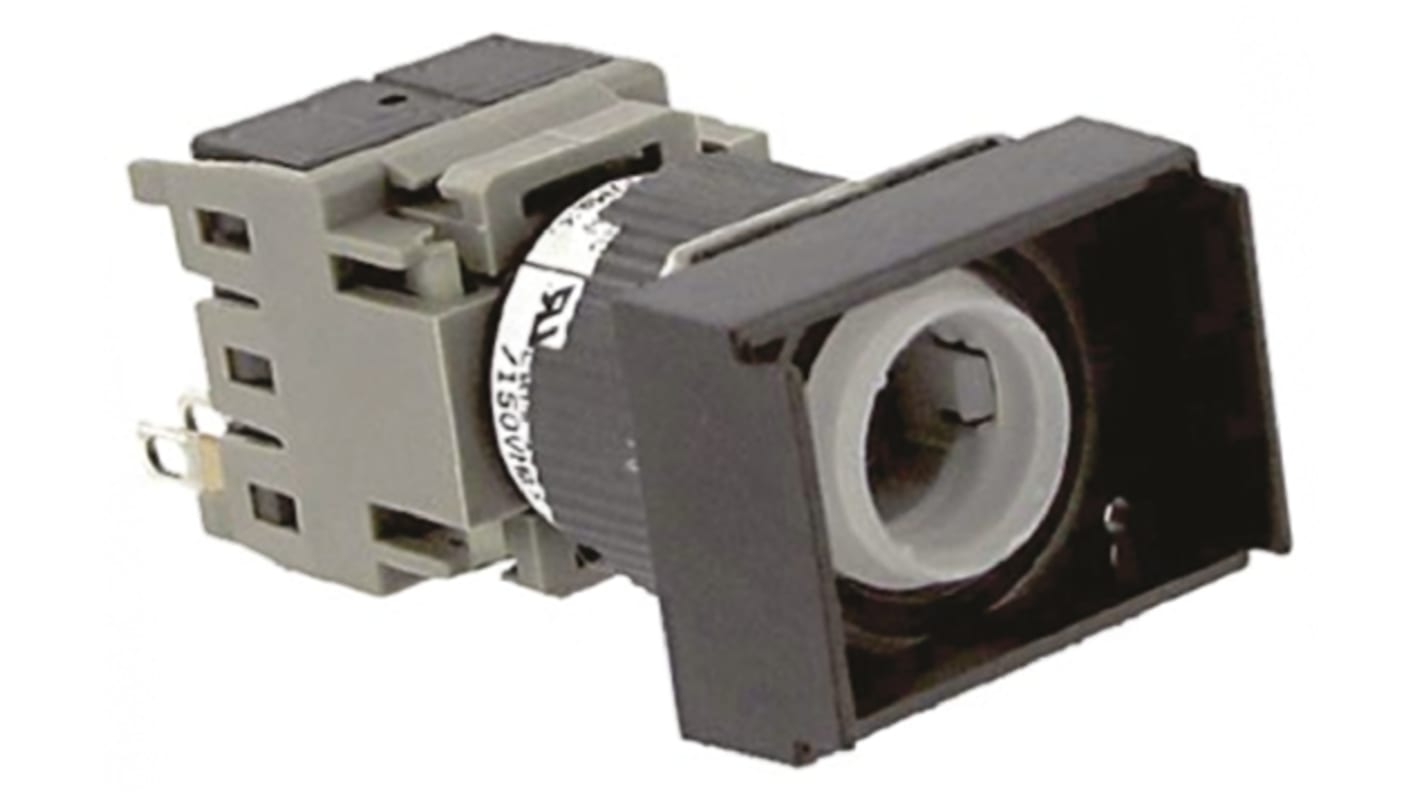 TE Connectivity Push Button Switch, Latching, Panel Mount, 6.35mm Cutout, SPDT, IP40