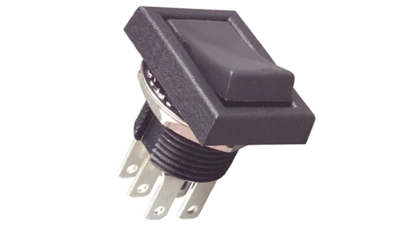 TE Connectivity DPDT, On-On Rocker Switch Panel Mount