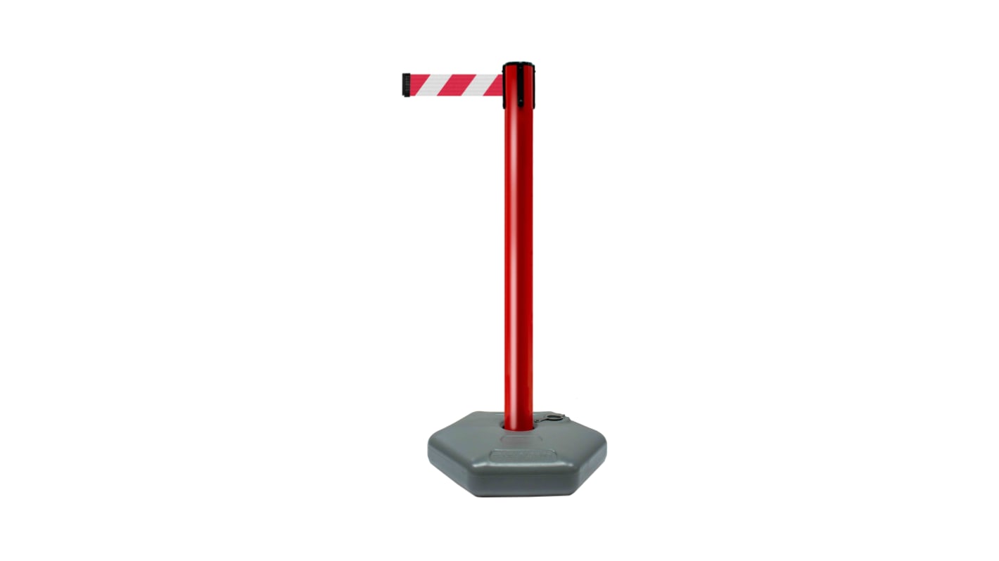 Barriera di sicurezza Tensator in Plastica, col. Rosso/Bianco x 945mm