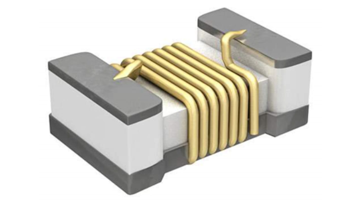 Murata, LQW15AN_00, 0402 (1005M) Unshielded Wire-wound SMD Inductor with a Ferrite Core, 43 nH ±2% Wire-Wound 250mA Idc