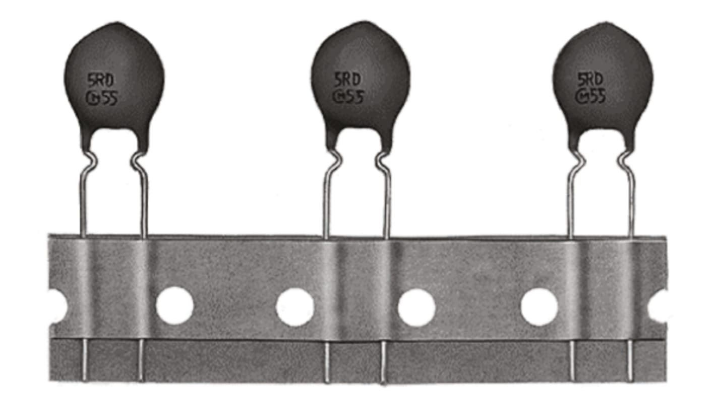 Murata Thermistor, 8Ω Resistance, NTC Type, 20 (Dia.) x 5.5mm