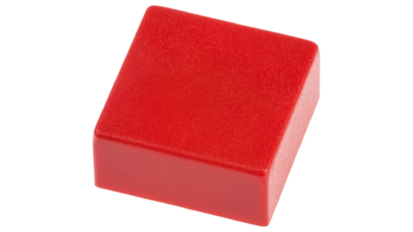 Wurth Elektronik Red Tactile Switch Cap for WS-TSW Series with Square Actuator, 714306050