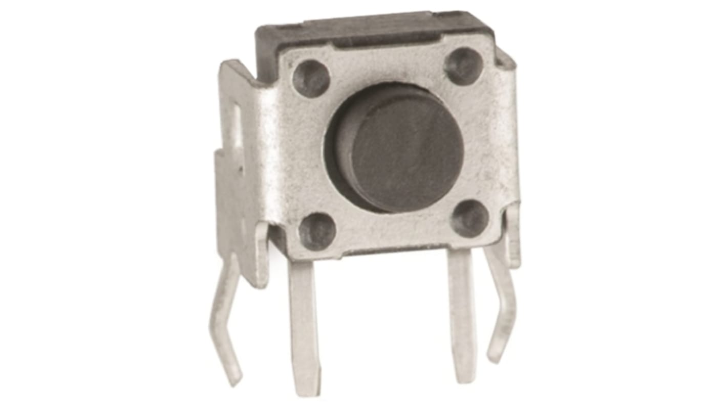 Interruttore tattile Wurth Elektronik, SPST, 6.85 x 7mm, L. attuatore 0.6mm, Montaggio con foro passante