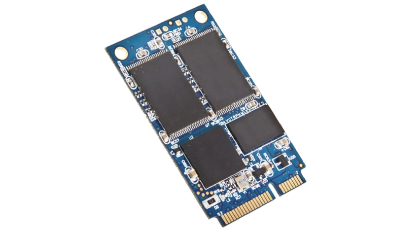 Delkin Devices, mSATA Intern Halbleiter-Festplatte SATA II Industrieausführung, SLC, 4 GB, SSD