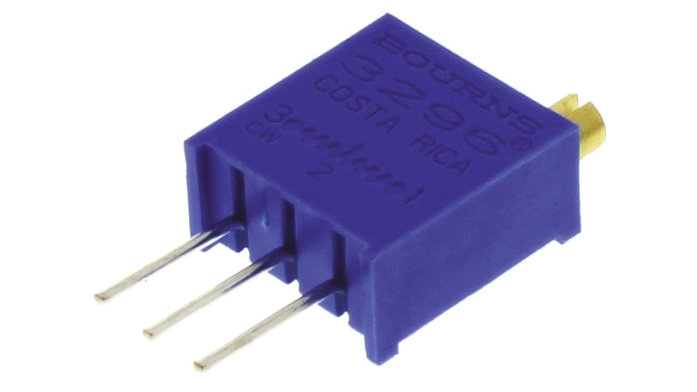 3296W-1-223LF | 22kΩ, Through Hole Trimmer Potentiometer 0.5W Top ...