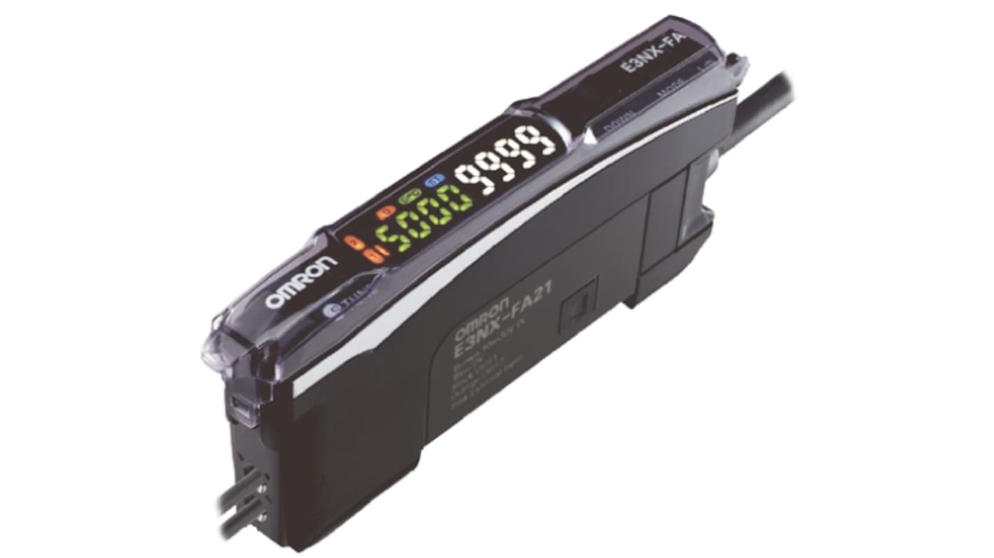 Omron 光ファイバセンサ E3NX-FA21 2M, 10 → 30 V dc | RS