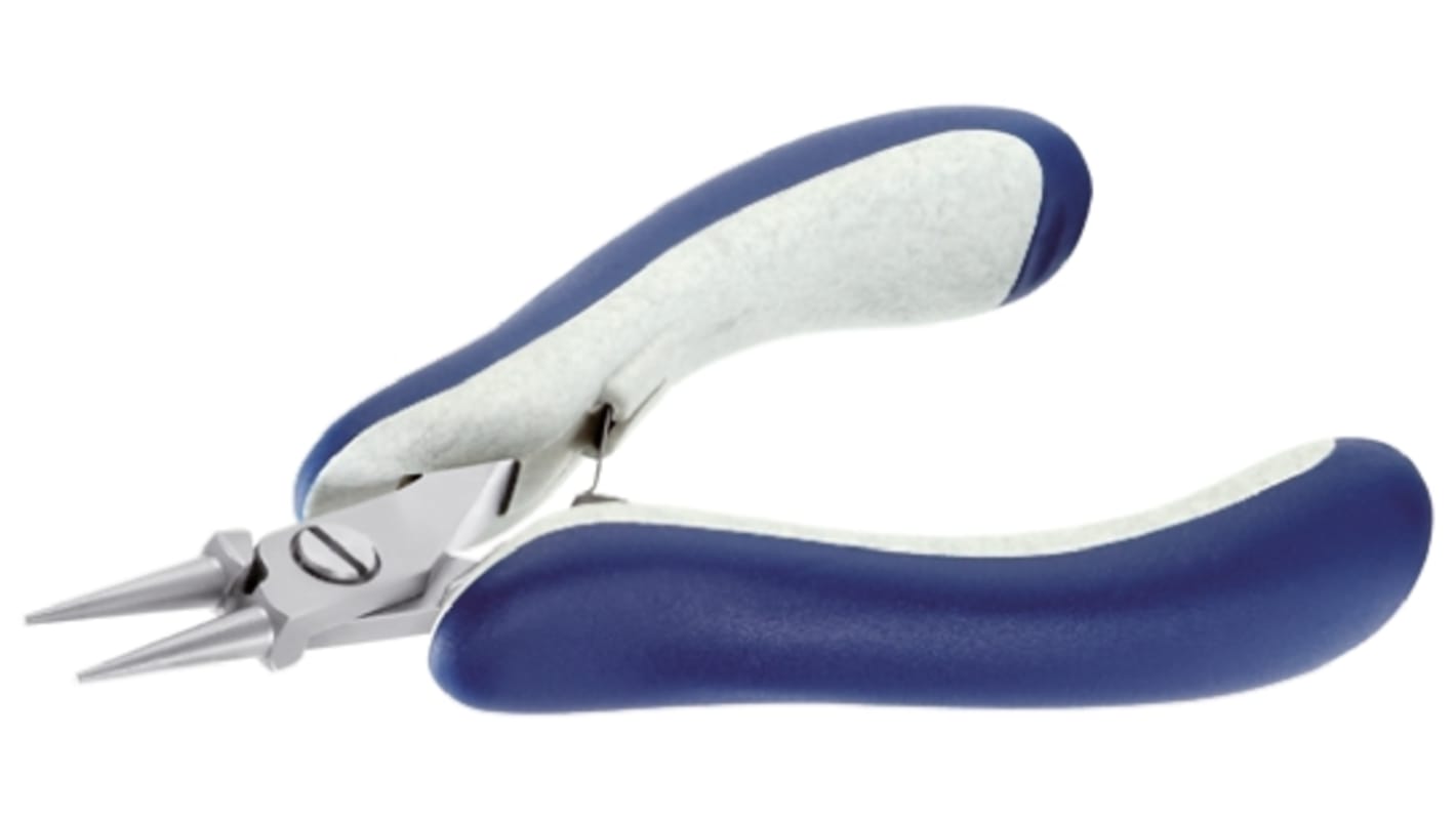 ideal-tek 25.E Round Nose Pliers, 140 mm Overall, 10mm Jaw, ESD