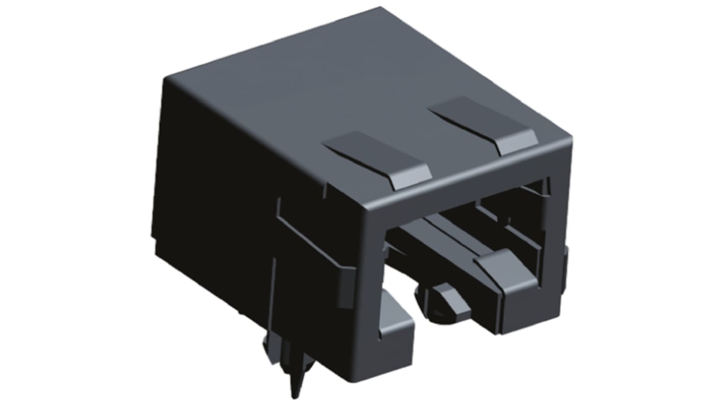 Conector RJ45 Cat3 Hembra TE Connectivity serie 2-5338556, de 8P8C vías, apantallado