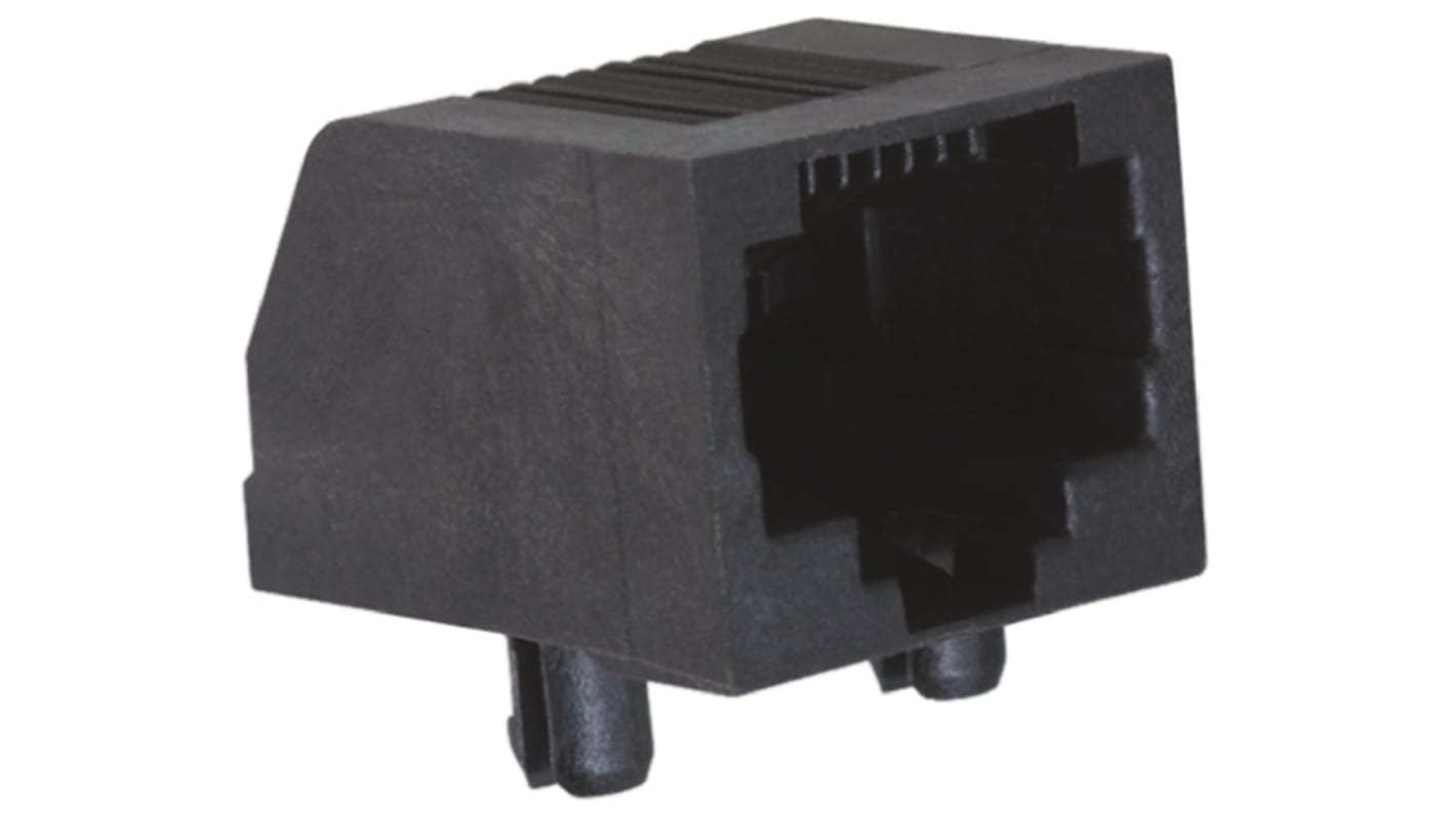 Conector RJ45 Cat3 Hembra TE Connectivity serie 5555764, de 8P8C vías, no apantallado