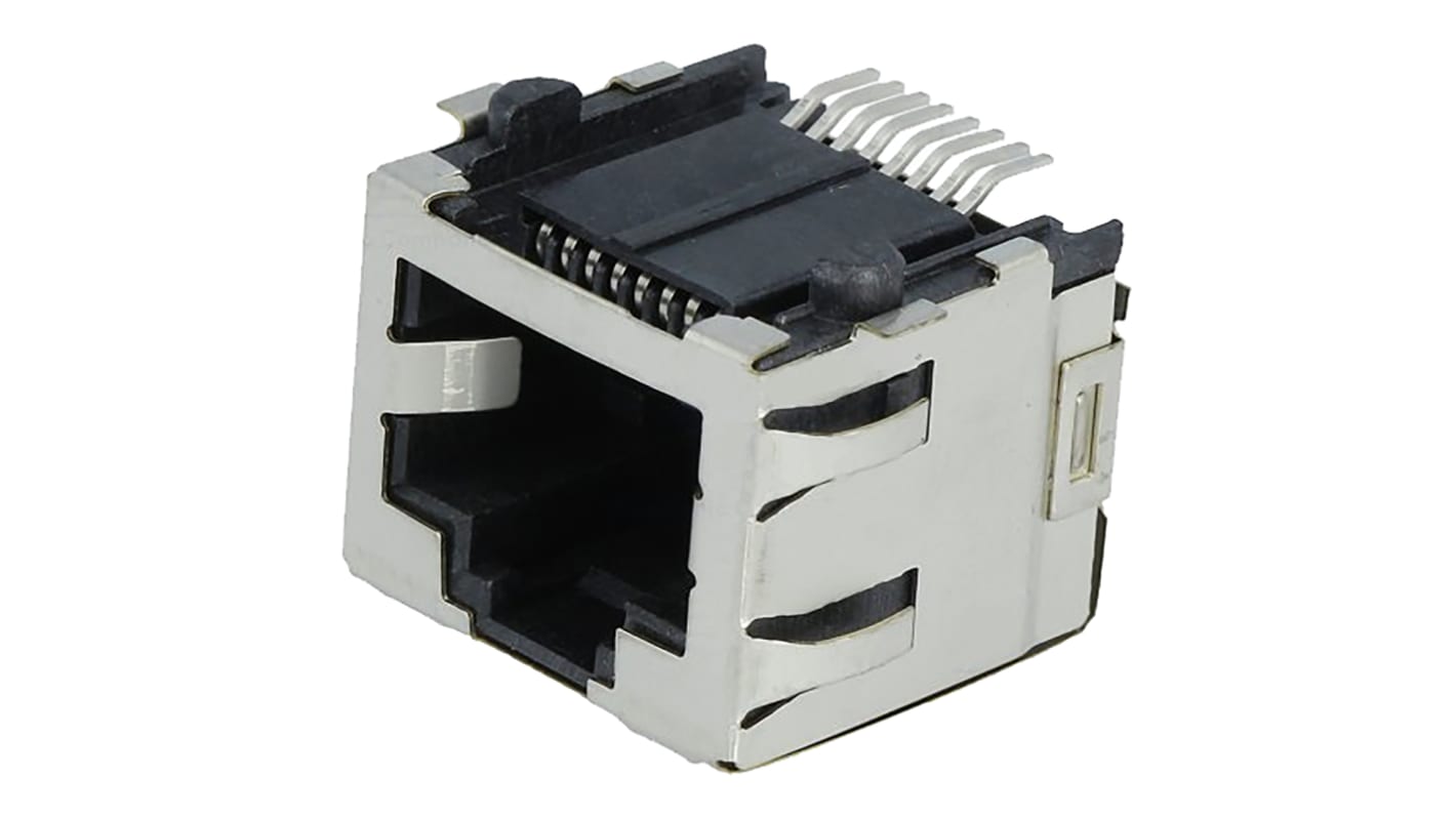 Conector RJ45 Cat5 Hembra TE Connectivity serie 6339160, de 8P8C vías, no apantallado