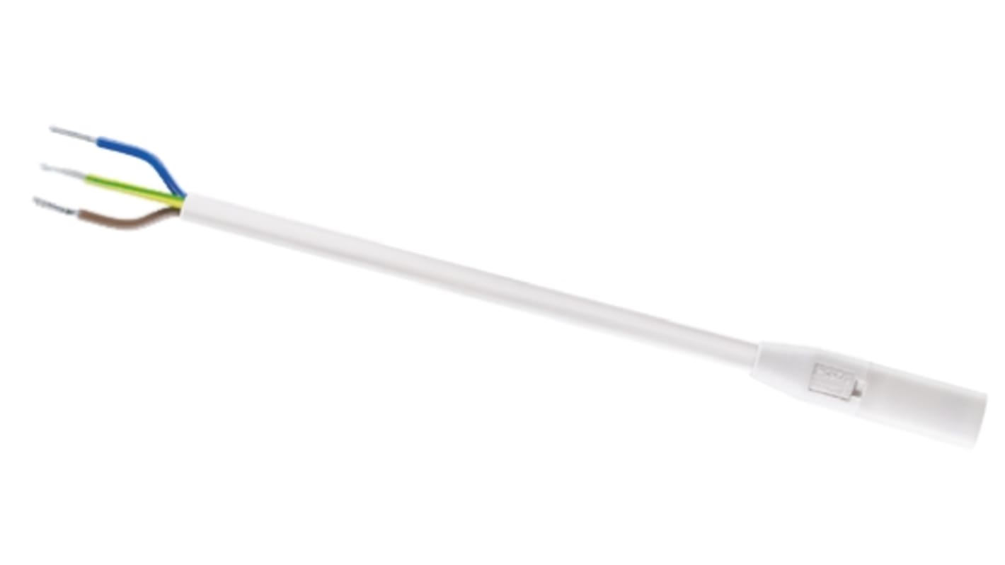 Cable de alimentación Wieland GESIS Blanco de 500mm, 250 V / 6 A