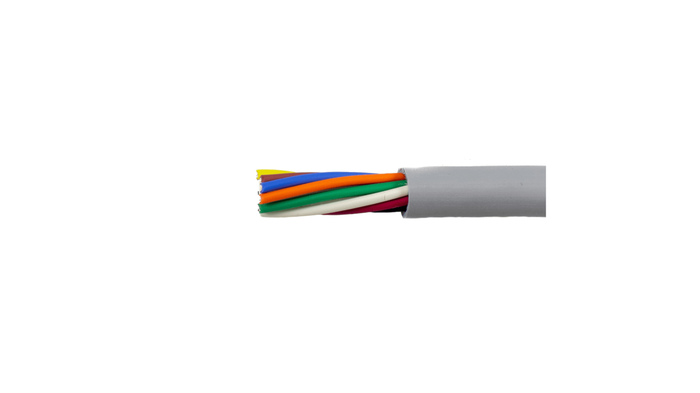 Cavo industriale multipolare non schermato a 9 cond. 0,56 mm², 20 AWG, 600 V, Ø7.52mm, L. 30m