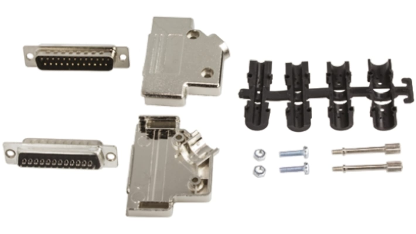 Connettore D-Sub MH Connectors, Maschio, 25 vie, terminazione a saldare