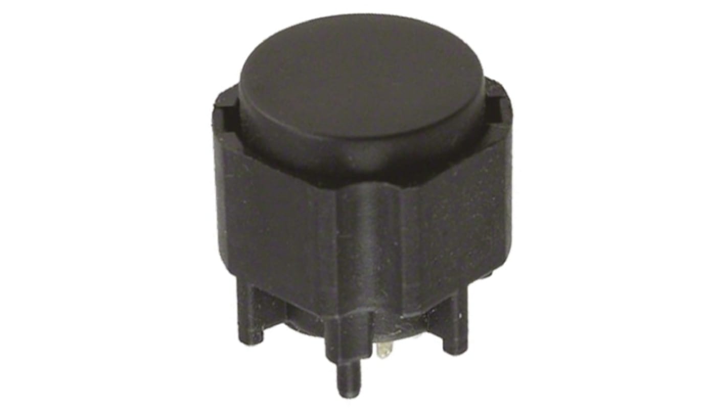 C & K Push Button Switch, Momentary, PCB, SPST, 30V dc, IP40