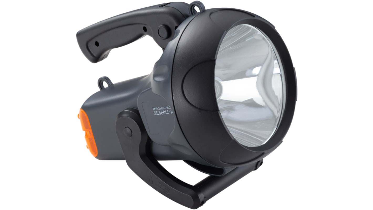 Nightsearcher SL850 Rechargeable, LED Handlamp, 10W, 500 m Beam, with batteries