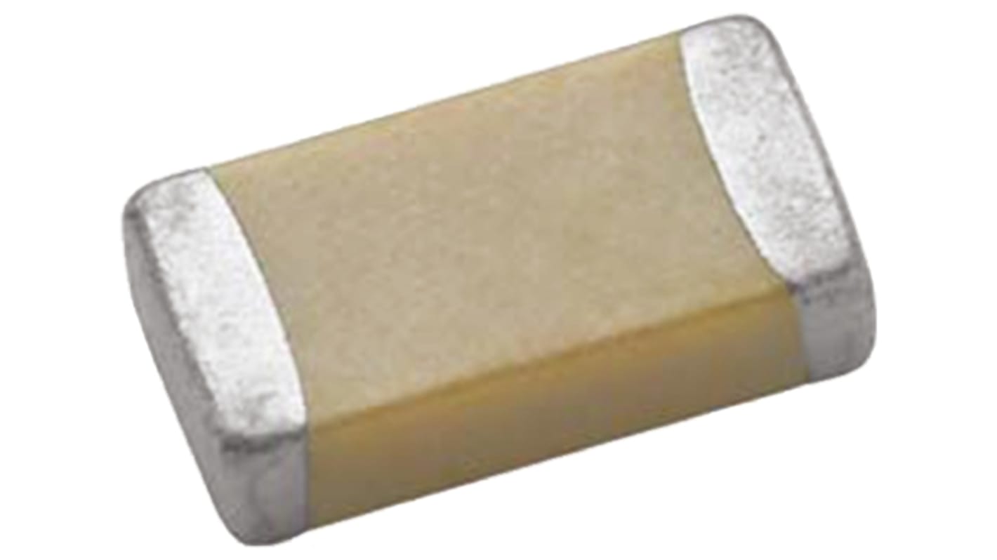 Vishay 470pF Multilayer Ceramic Capacitor MLCC, 100V dc V, ±10% , SMD