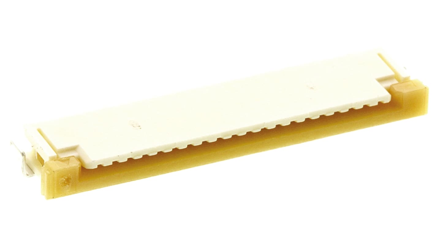 Molex Easy-On, SMD FPC-Steckverbinder, Buchse, 20-polig / 1-reihig, Raster 1mm Lötanschluss