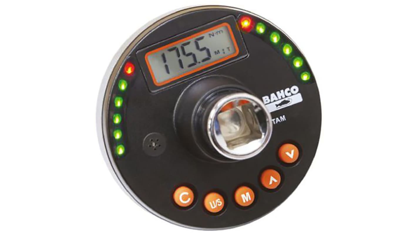 Bahco Digital Torque Tester, 6.8 → 135Nm, Square: 3/8in Drive, ±4 % Accuracy