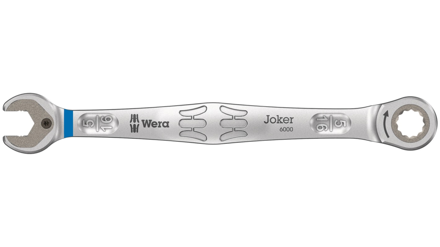 05073280001 Wera Joker Series Combination Ratchet Spanner, Imperial
