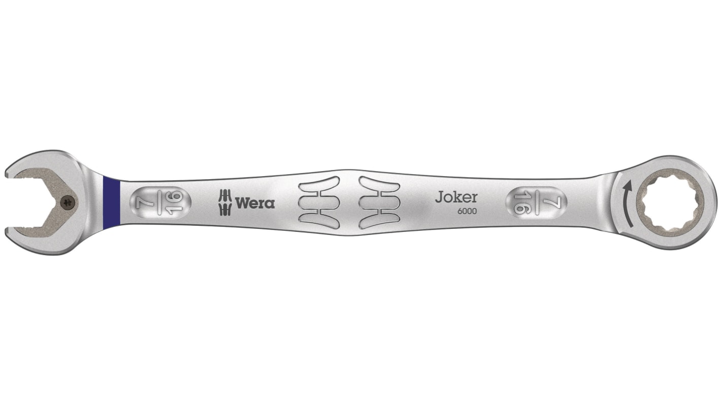 05073282001 Wera Joker Series Combination Ratchet Spanner, Imperial