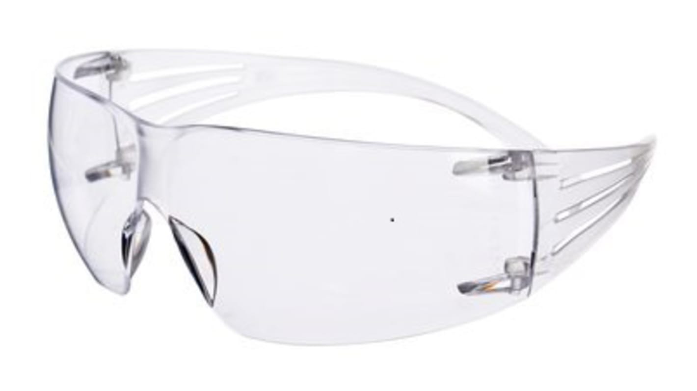 3M SecureFit SF200 Anti-Mist UV Eye Protection, Clear Polycarbonate Lens, Vented