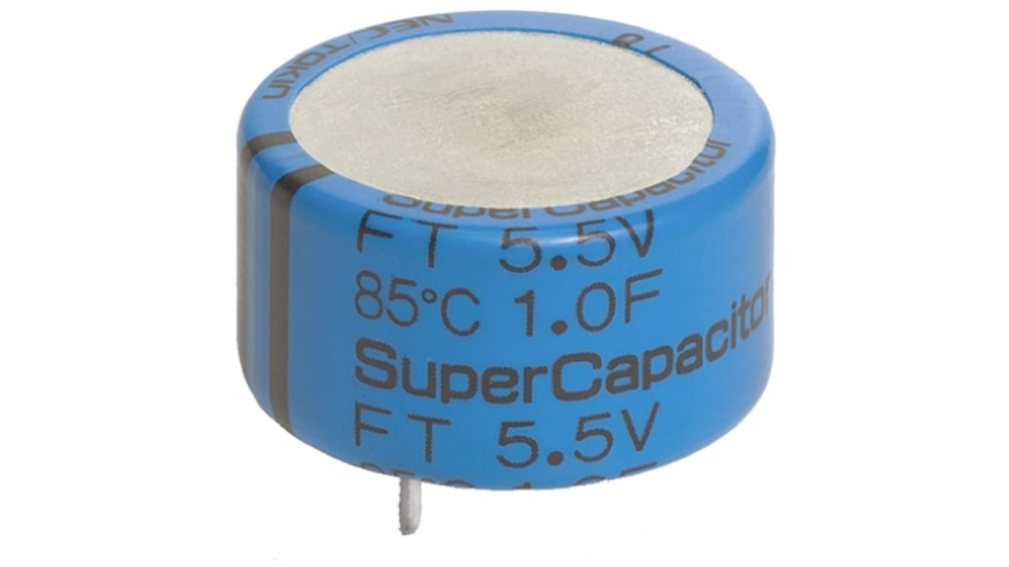 Superkondensator 0.1F 5.5V dc 11.5mm THT