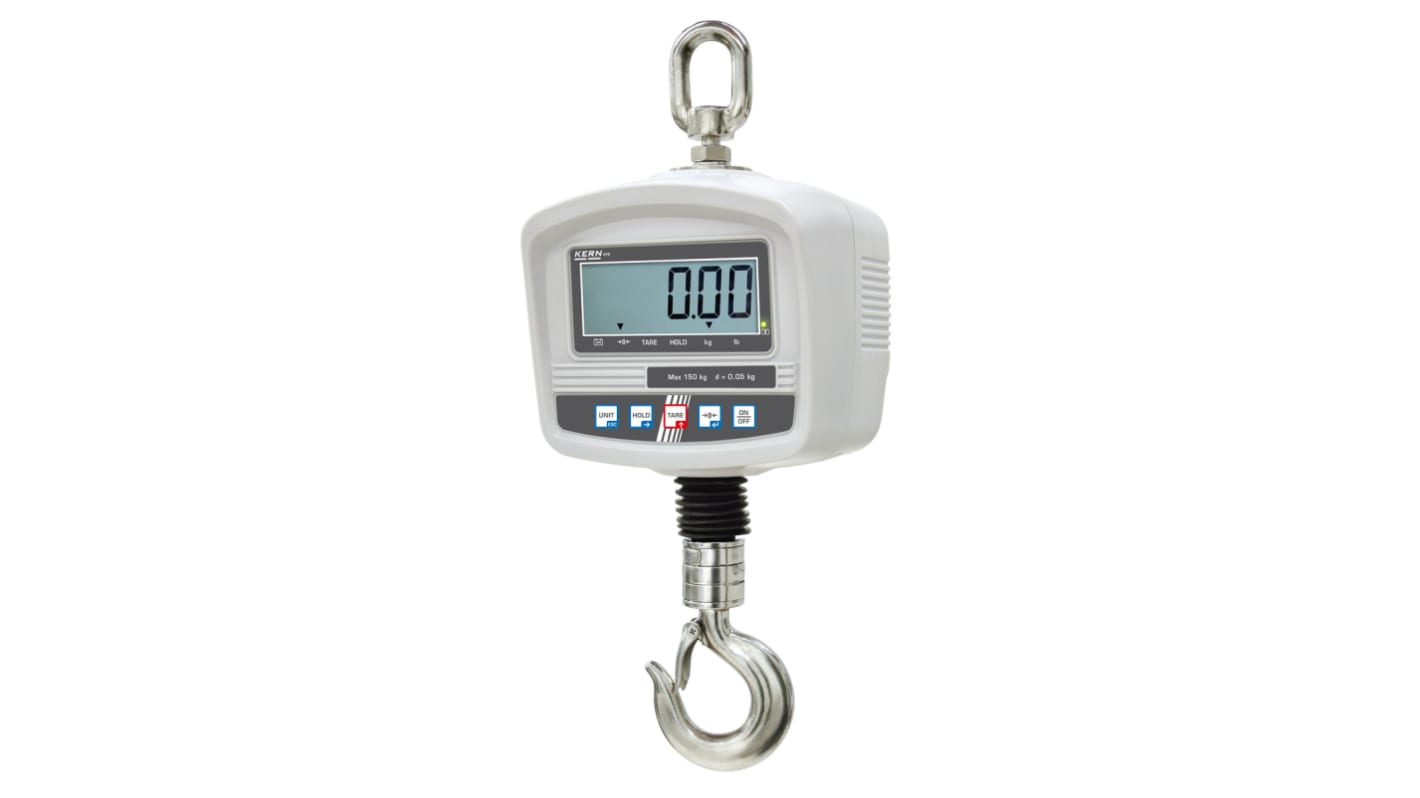 Kern Crane Scale, 300kg Weight Capacity Type C - European Plug, Type G - British 3-pin