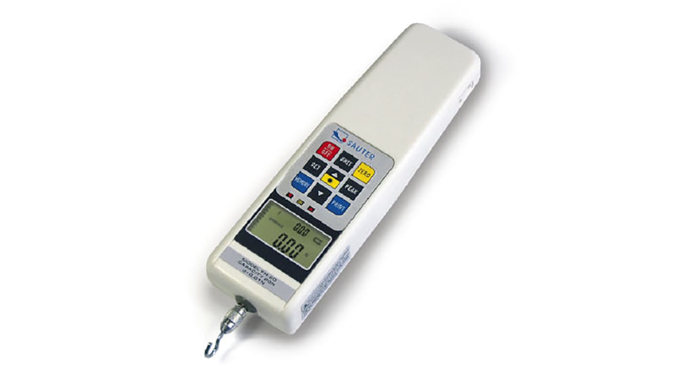 Sauter FH 20 Force Gauge 2000Hz RS232, Range: 20N, Resolution: 0.01 N, With RS Calibration