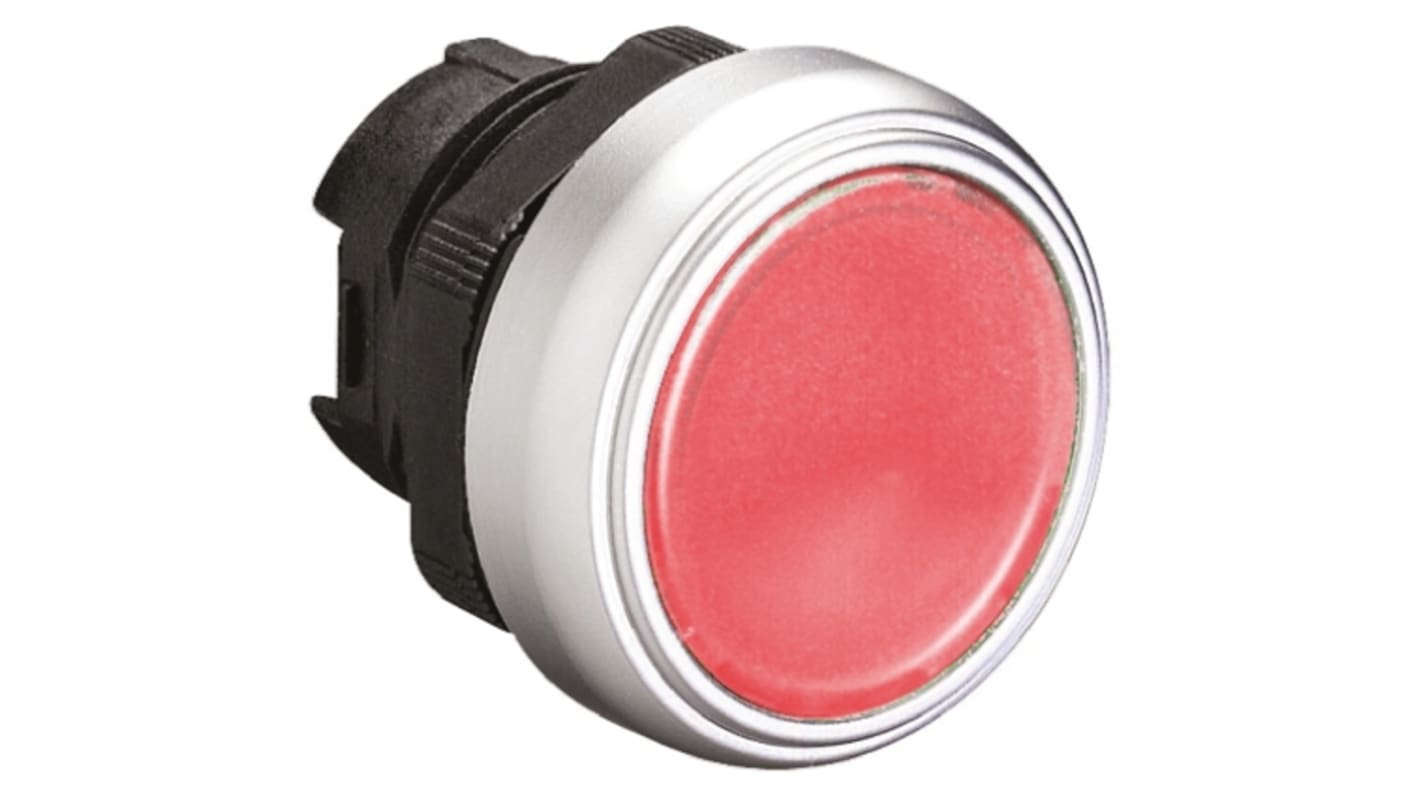 Lovato Platinum Series Red Spring Return Push Button Head, 22mm Cutout, IP66, IP67, IP69K