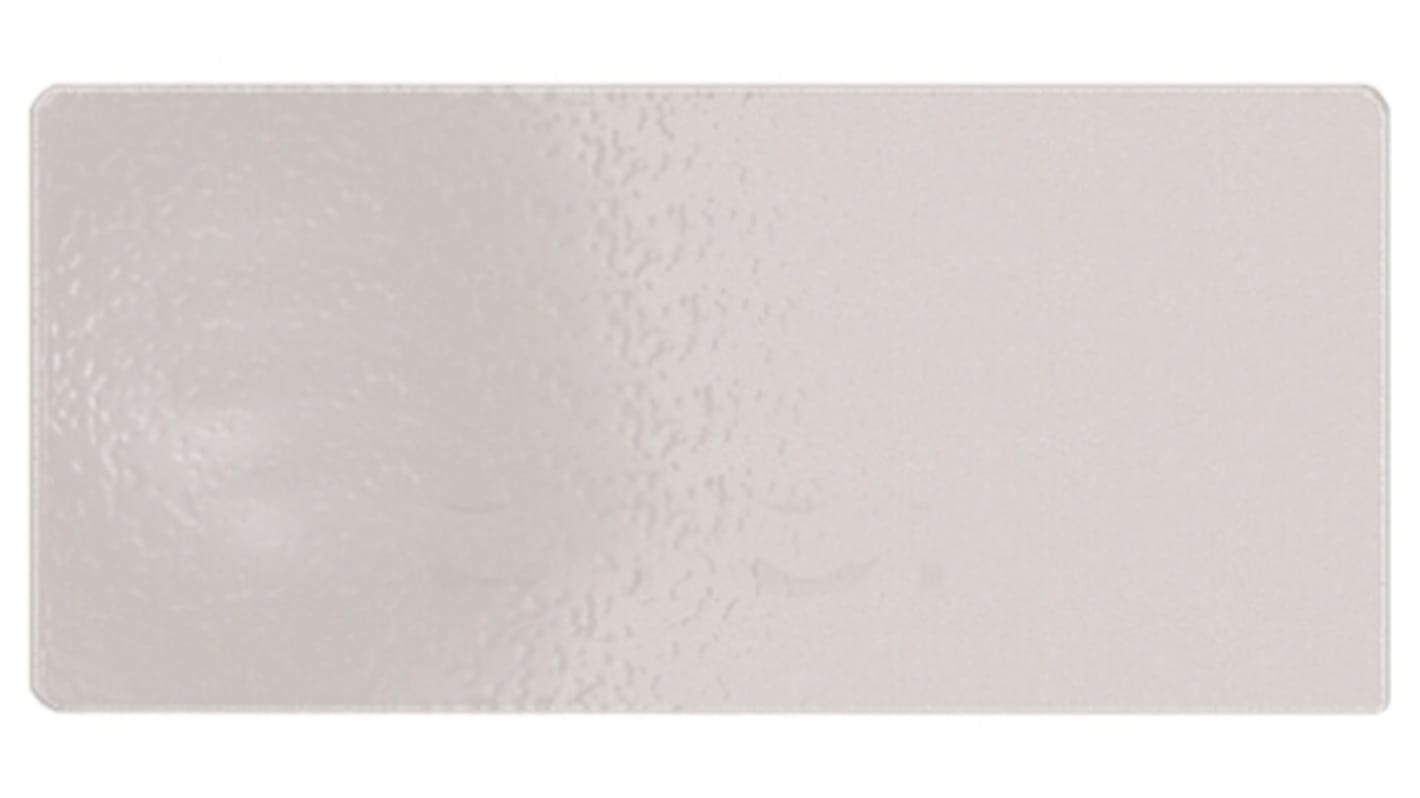 Placa de inscripción en blanco Lovato para usar con Interruptor de botón pulsador, 22 mm