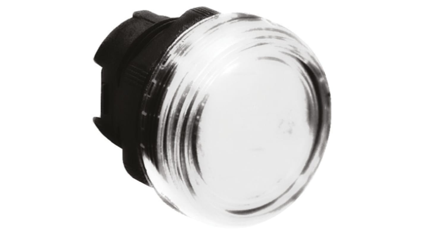 Tête de voyant lumineux Transparent Lovato, série Platinum, diam. découpe 22mm, IP66, IP67, IP69K