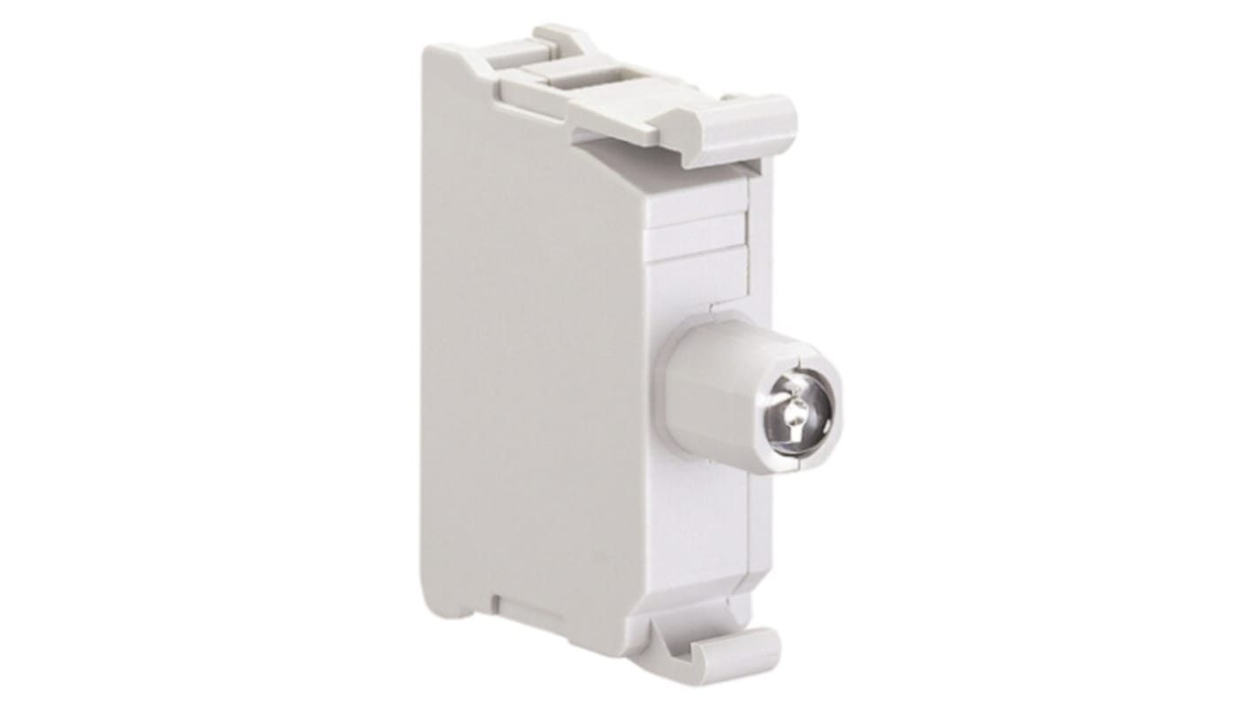 Lovato Platinum 22mm Light Block - White, 18 → 30 V