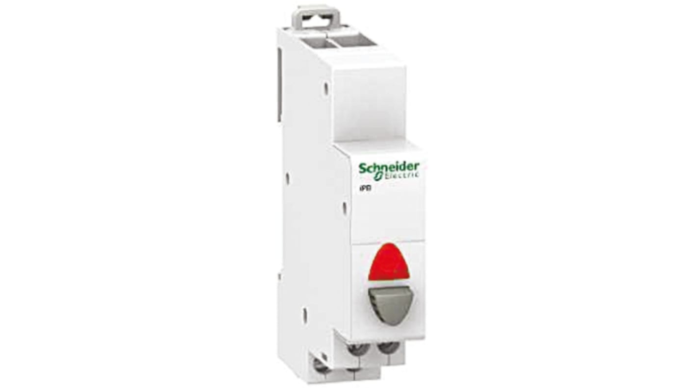 Bouton-poussoir Schneider Electric 20A, Tension 250V c.a., série iPB