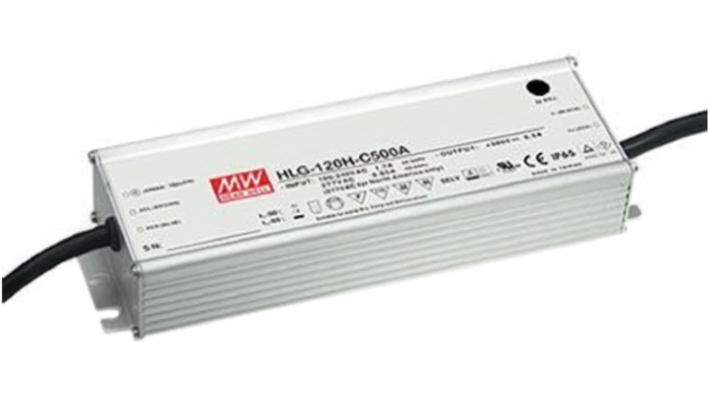 Driver LED Mean Well, 155.4W, IN 127 → 431 V dc, 90 → 305 V ac, OUT 74 → 148V, 1.05A