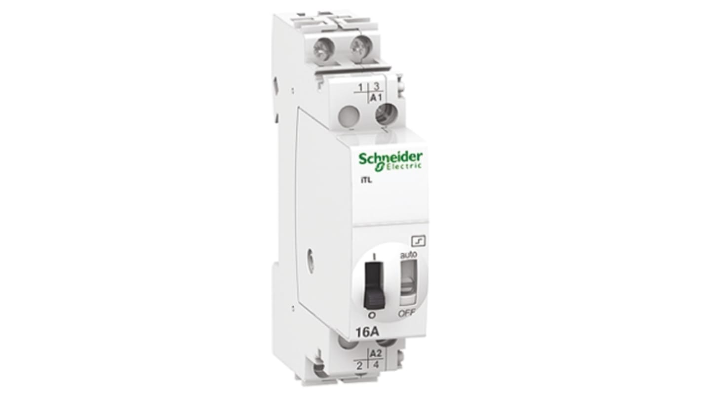 Schneider Electric, für DIN-Schienen DPST 16A 24 V dc, 48V ac Spule
